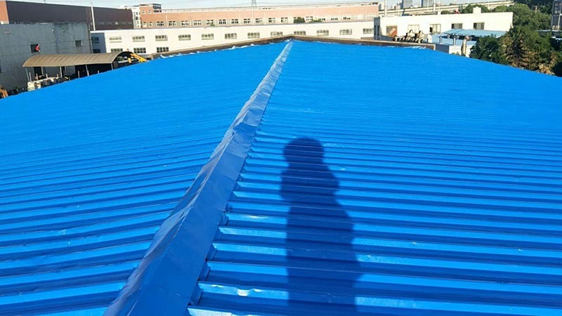 無錫中恵橡膠有限公司廠房彩鋼瓦翻新案例 無錫中恵橡膠有限公司廠房彩鋼瓦翻新案例